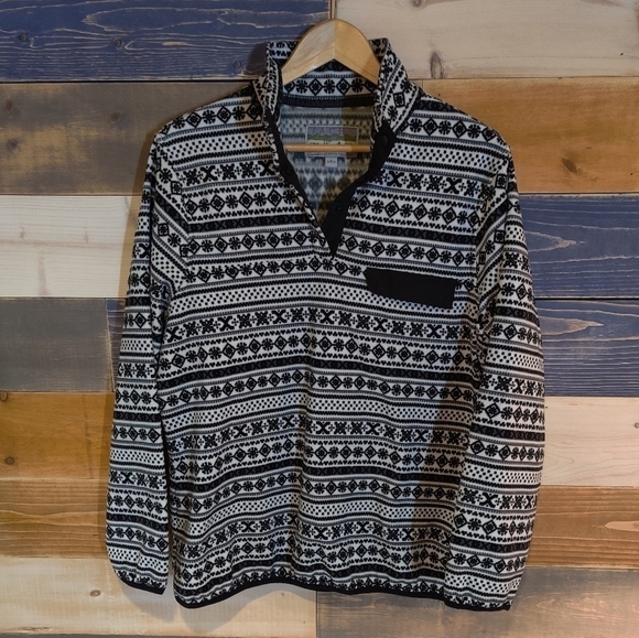 JACHS Cabin Mock neck pullover fleece sz. L - Picture 4 of 5